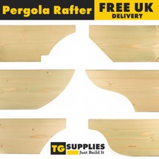 High Quality Timber Pergola Rafters Wooden Pergola Crossbeams TREATED C24 