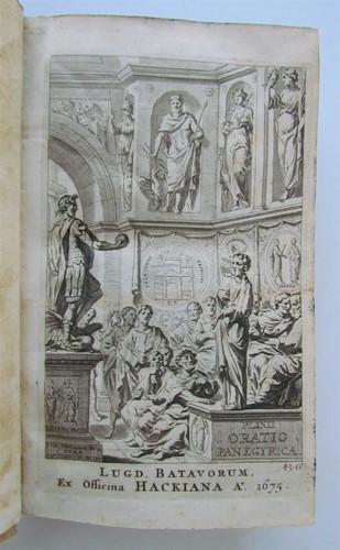 1675 plinius panegyricus liber - 1675,