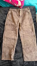 Zara mens brown denim baggy