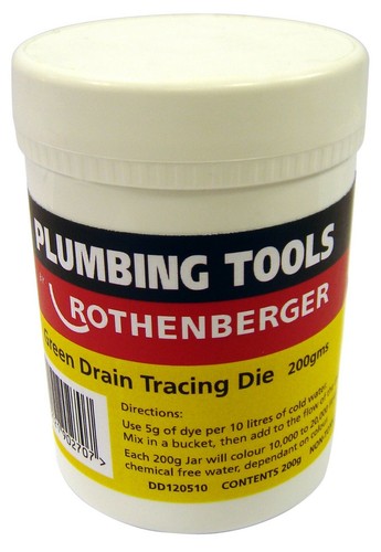 Drain tracing dye - *,