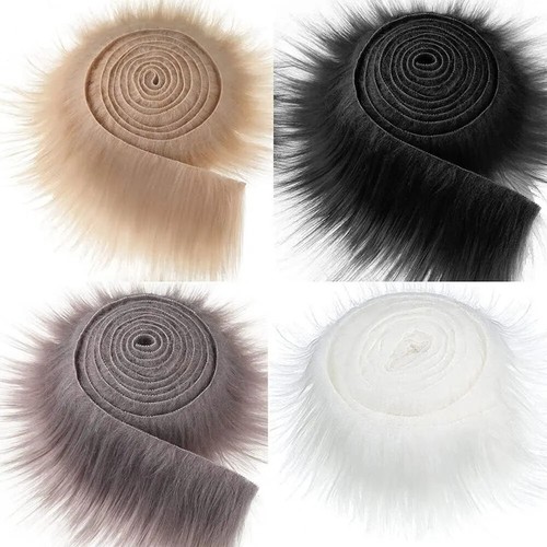 Faux fur strips ribbon - faux,