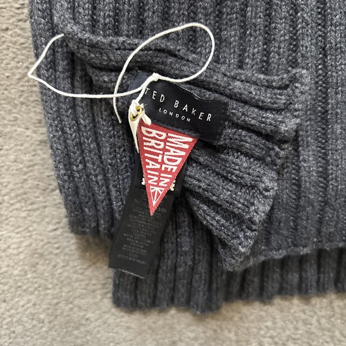 Grey ribbed ted - ribbed,