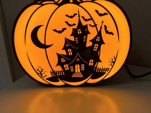 Halloween pumpkin lightbox - halloween,