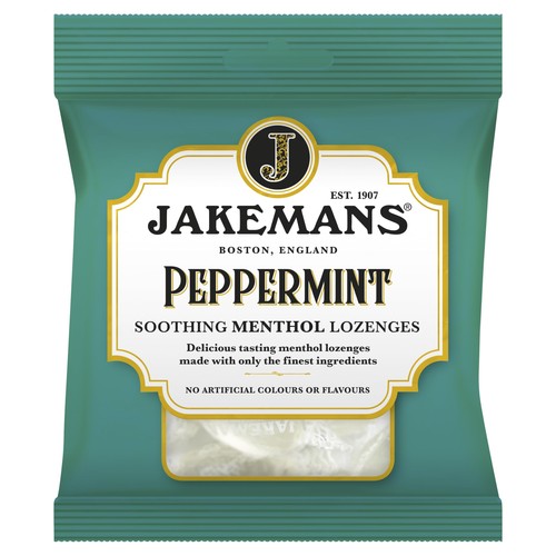Jakemans peppermint lozenges - jakemans,