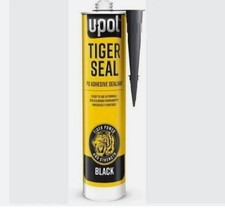 Upol Tiger Seal PU Adhesive Sealant Black Tigerseal Polyurethane Tube 310ML