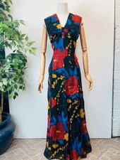 Vintage 70s Black Red Yellow