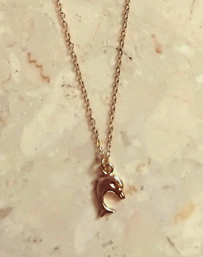 Dolphin charm pendant - dolphin,