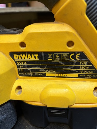 Dewalt 18v dc515 vacuum - dewalt,