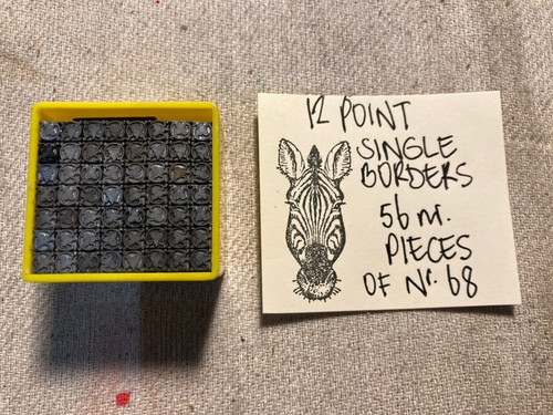 Point letterpress 68 - point,