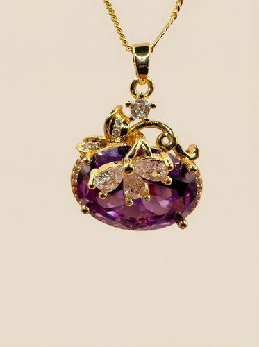 Refined purple garnet - refined,