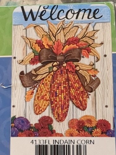 Welcome indian corn fall porch - indian,