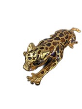 Tiger Goldplated Large Brooch Pin