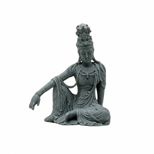 Guanyin figurine meditative - guanyin,