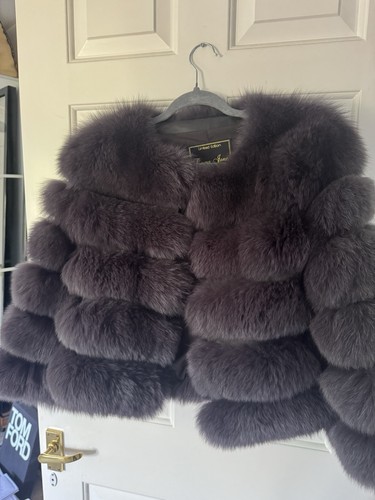 Fox fur women jacket real - fur,