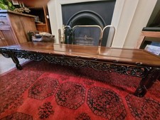 Late 19th Century Chinese Opium Table In Rosewood Beautifully Carved Rare
