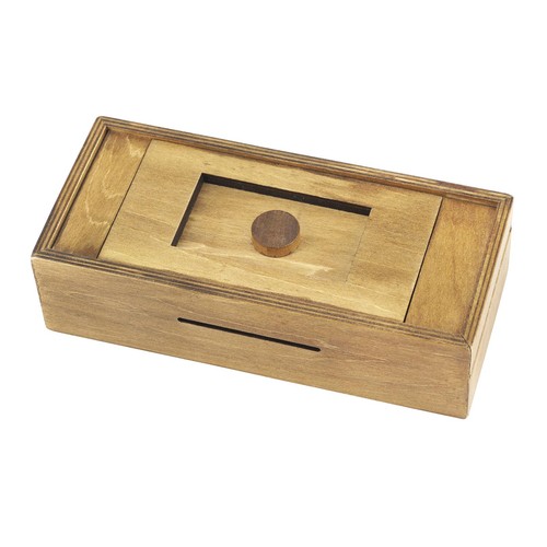 Magic wooden puzzle box with - puzzle,