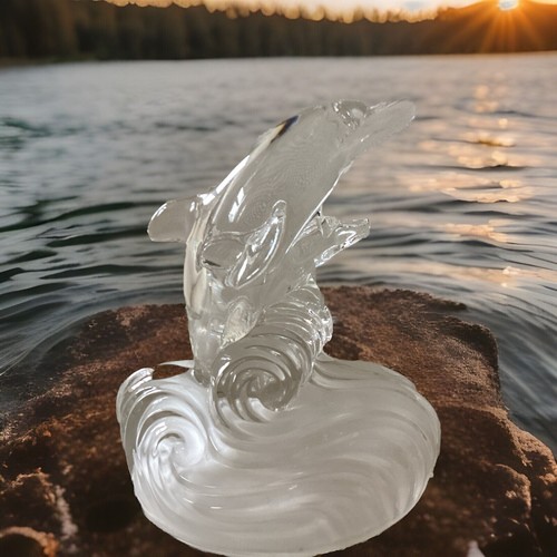 Dolphin glass ornament - dolphin,