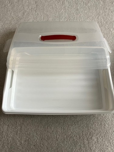 Plastic food cake storage - &,