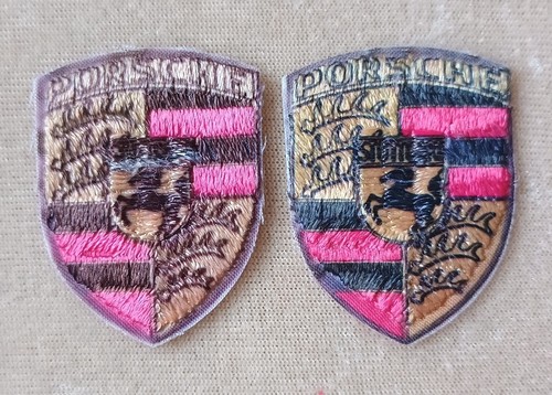 Vintage porsche car logo patch - car,