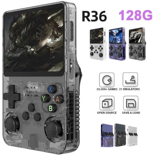 128g r36s retro handheld video - retro,