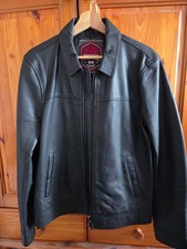 Superdry premium black leather