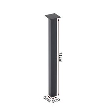 4pcs steel square tube - 4pcs,