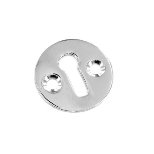 Keyhole chrome escutcheon key - keyhole,
