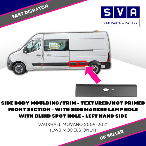 Vauxhall movano 2009 - movano, side