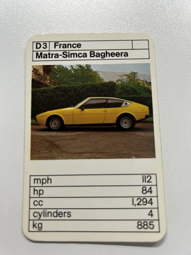 Ace trump card game cars - ace,