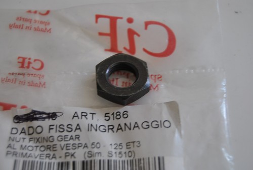 Fixed gear nut - , vespa