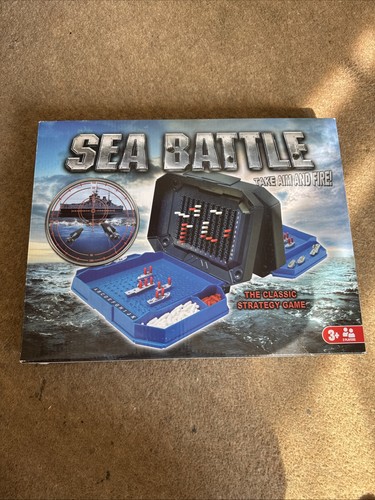 Used sea battle board game - battle, for