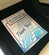 200 X Disposable Printed Quality Paper Floor Mats Car Valeting V01