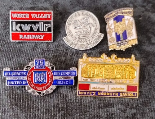 Metal railway badges - metal, 5