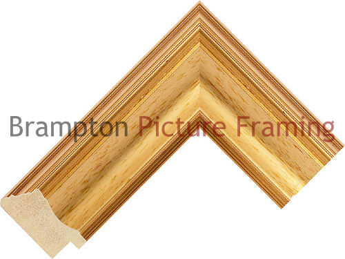 53mm wide gold - gold, wood