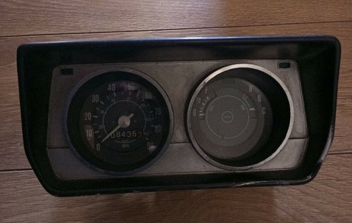 1970s mini clubman clocks - mini, in