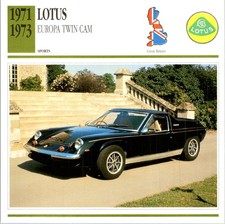 1971-73 Lotus Europa Twin Cam