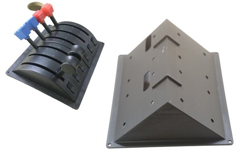 Dual flush mount adapter - mount, for