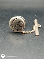 Gold Tone Football Tie Pin