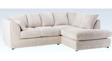 corner sofa jumbo cord & 3+2 sofas  6 colours available free nationwide delivery