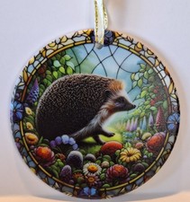 Ceramic Ornament Hedgehog