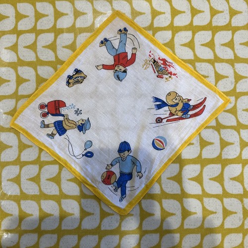 Vintage retro handkerchief - vintage,