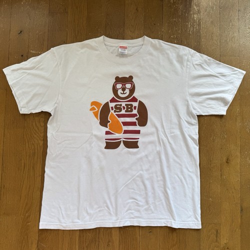 Surf bear white - bear, print