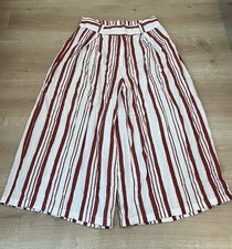 Loose Fit Crop Trousers Size 8