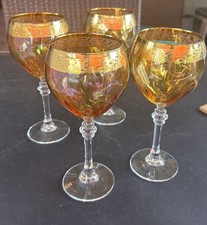 VTG 4CT Large Gold Wine