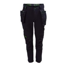 Apache Calgary Black Holster Work Trousers - Extreme 4 Way Stretch - Slim Fit