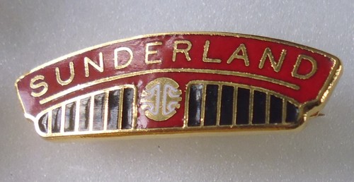 Sunderland football enamel - football,