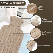 Hot Water Bottle With Cover