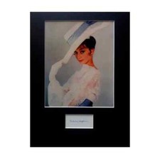 AUDREY HEPBURN signed