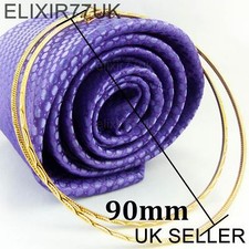 HOOP EARRINGS CIRCLE EXTRA LARGE SILVER GOLD LADIES WOMEN CREOLE GIFT EAR BIG UK