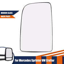 For 2006-2018 Mercedes Benz Sprinter Wing Mirror Glass Left Passenger Upper Side